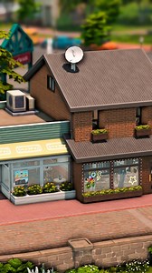 I built a new Thriftea in Copperdale for my save file 🤍🧋 🆔 Gallery ID: honeymaysims ✅ No CC ✅️ Playtested #thesims #thesims4 #sims4 the sims 4 , house , home , architecture , design , interior design , floorplan , video game, cozy | honeymaysims