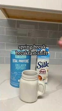 Spring break breakfast shift