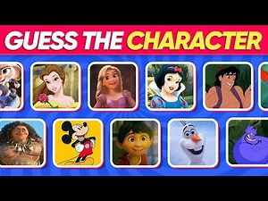 Watch This the BEST DISNEY Quiz Game! How Many DISNEY CHARACTERS Can You Guess? 🏰