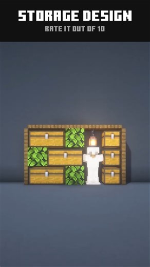 Cool Storage Design in Minecraft 🌸 #10