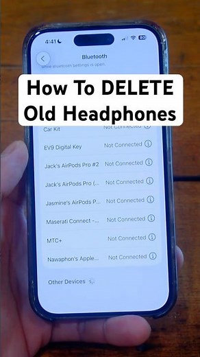 How To Delete Old Headphones From Bluetooth Pairing On iPhone 🎧📱