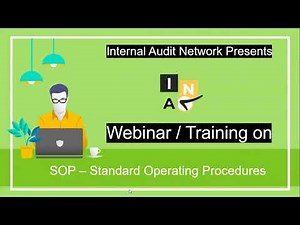 How to create a SOP | Standard Operating Procedures | IAN Webinar