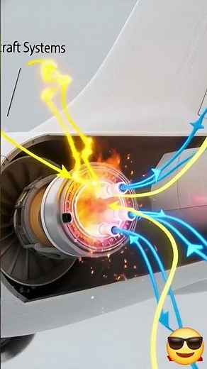 The Secret Engine on Every Airliner! 😱 APU Explained 🚀#airplane #aircraft #shorts #viral #shortsfeed