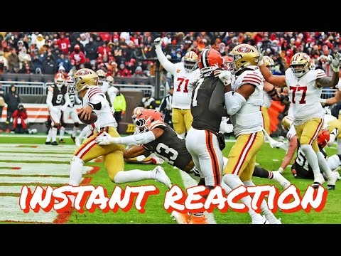 Instant Reaction to the 49ers' 26-8 Win Over the Cleveland Browns