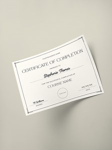 Editable Corporate Certificate Template: Canva A4 (downloadable File) - Etsy Australia