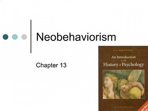 Neobehaviorism - SlideServe