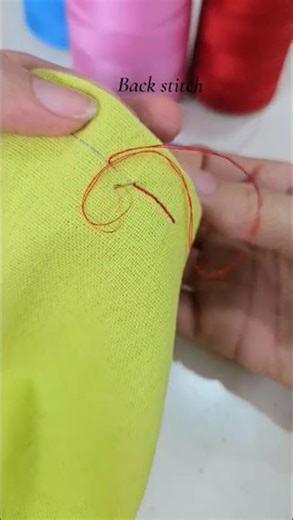 Back stitch very easy | MiranY Creative
