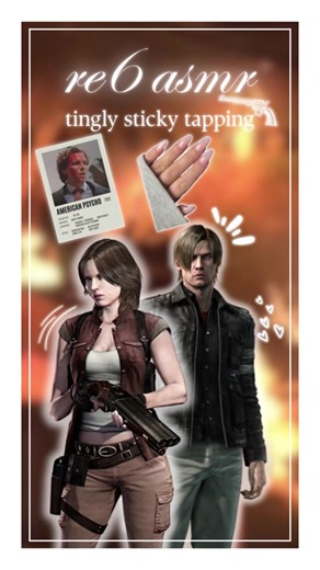 Resident Evil ASMR: Tingly Sticky Tapping