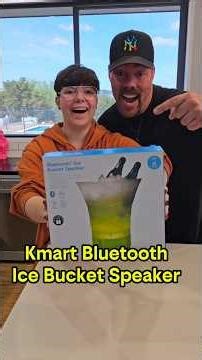 Kmart bluetooth ice bucket speaker review #kmart