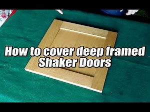How To Vinyl Wrap A Deep Framed Shaker Door (North East Wraps)