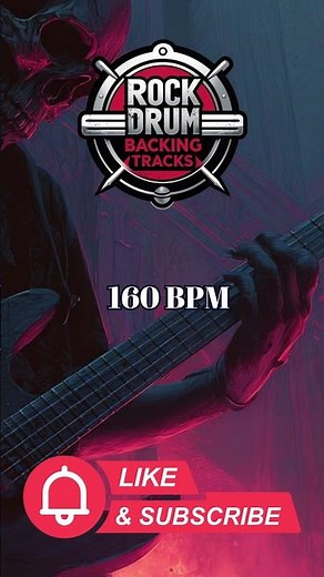 160 BPM Rock Drum Loop – Fast High-Energy Groove