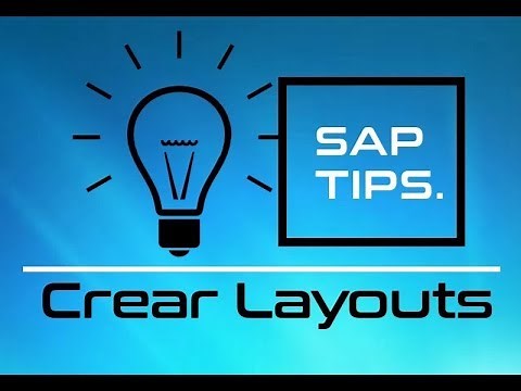Crear Layouts en SAP