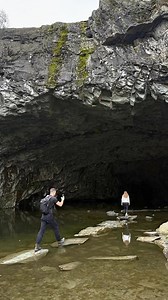 162K views · 791 reactions | Rydal Cave in the Lake District is a huge man-made cavern with a still pool inside that creates perfect mirror reflections when you step across the stones. #travel #lakedistrict | UK Hidden Gems | Facebook