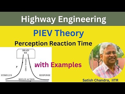 PIEV Theory, Perception Reaction Time of a driver, components of reaction time their significance