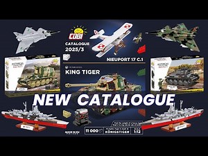 COBI catalogue - New sets - 3/2025 - Tanks, planes, cars, ships