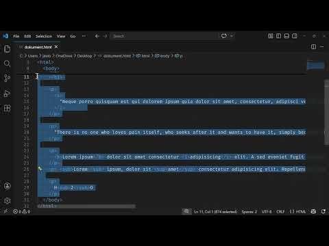 HTML darslari | Formatlovchi teglar va Kommentlar.