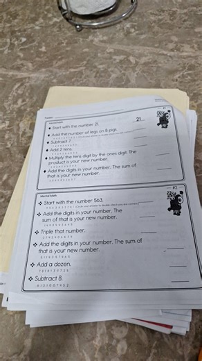 Here are two sets of mental math problems:  Set 1: Start with t... | Filo