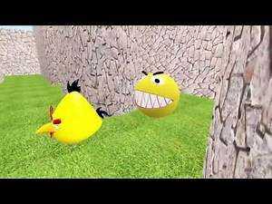 Pacman vs Angry Birds 3D