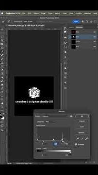 👉 Black JPG Logo to Transparent PNG in Adobe Photoshop | Easy Method #photoshoptricks #learning
