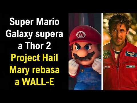 Super Mario Galaxy crosses $650 million and surpasses Thor 2; Project Hail Mary beats WALL-E at t...