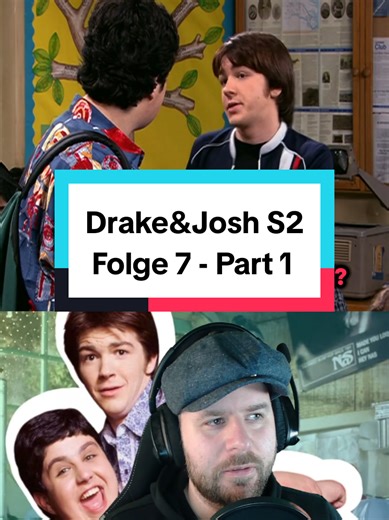 Drake&Josh S2 - Folge 7 REACTION - Part 1 #drakeandjosh #drake #WhatToWatch #fyp #nickelodeon
