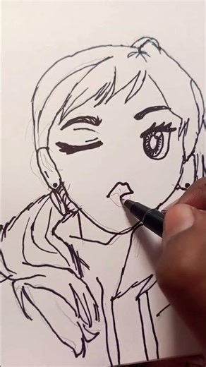 I Draw my photo in Ghibli ✨🤭🌷🎀🤗👌🏻😲 #art #animeart #smartartandcrafts #animedrawing #ghibli #style