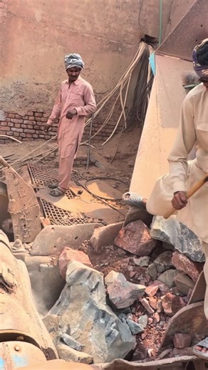 Satisfying Stone Crushing with a Giant Rock Crusher