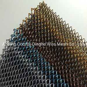 [Hot Item] Popular Black Fireplace Wire Mesh Curtain