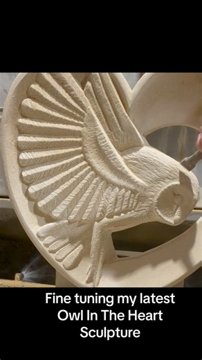 21K views · 648 reactions | A bit of footage fine tuning my latest art commission in Derbyshire stone, I’ve done a few of these now they are completely my own design, always nice to see the finished carving. #stonecarving #wildlifeart #sculpting Please feel free to share this one  | Natural Stone Carved Creations | Facebook