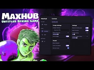 Untitled Boxing Game Script | Auto Dodge, Dodge Ultimate's, Mobile Supported | MAXHUB