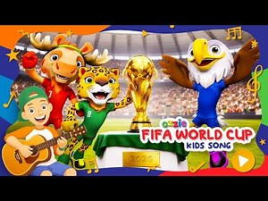 2026 FIFA World Cup Mascot Song | Meet Maple, Zayu & Clutch! Kids song with lyrics.