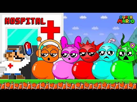 Mario Open a Hospital to Save the Fat Sprunki in Super Mario Bros #sprunki