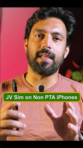 JV Sim on Non PTA iPhones #letstryapple #nonpta #jvsim #smartphone