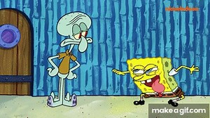 How to Train a Dog 🐶 | SpongeBob SquarePants | Nickelodeon UK on Make a GIF