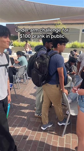 Under the arm challenge prank 😅🤣🤣 #prank | under the arm prank