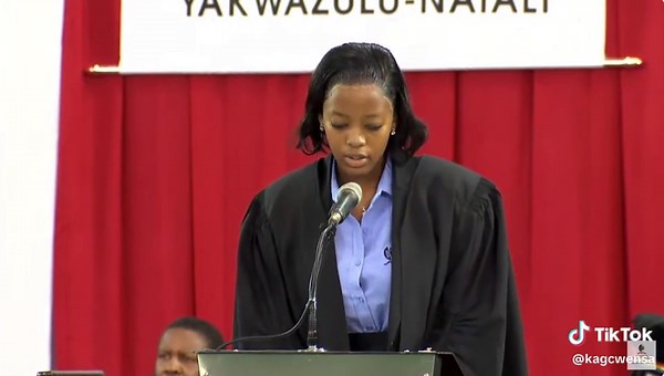 Addressing the Class of 2024 during Graduation Ceremony
