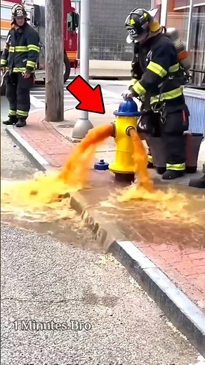 Why Firefighter Waste Water 😯 #shorts