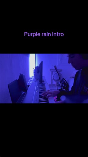 Stranger Things Piano Intro Inspired by Purple Rain