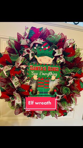DIY Elf Mesh Wreath Tutorial