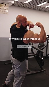 Shoulder workout! 💪 Save it, try it! 🤝 -------------------------------------- Check out my #musclebuilding training programs, link 👉 Bio | Petar Klančir IFBB Pro