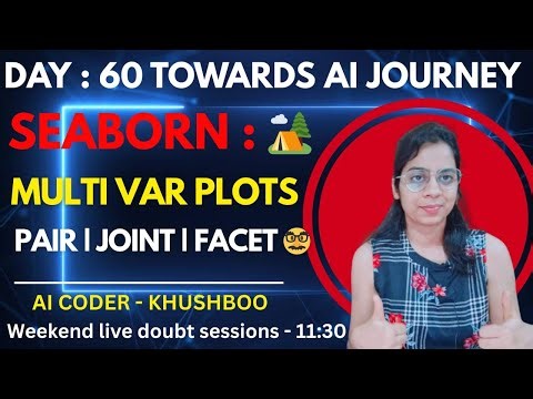 Day 60: Python SEABORN Multi Variable Plots - Pair , Joint, Facet Plot | Complete AI Journey