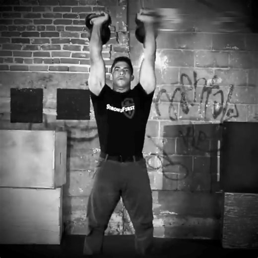 Double kettlebell [clean &] jerk is one of the best GPP exercises we know of, with a broad range of “what the hell effects”: power, strength, muscle hypertrophy, fat loss, and conditioning. Demo by Zar Horton, #StrongFirst Master Certified Instructor LEARN ONLINE OR LIVE: –Kettlebell STRONG! > strongfirst.skilltrain.com –Kettlebells StrongFirst > strongandfit.com –SFG II StrongFirst Kettlebell Instructor Certification > strongfirst.com/certifications #strongfirst #kettlebell #kettlebells #kettle
