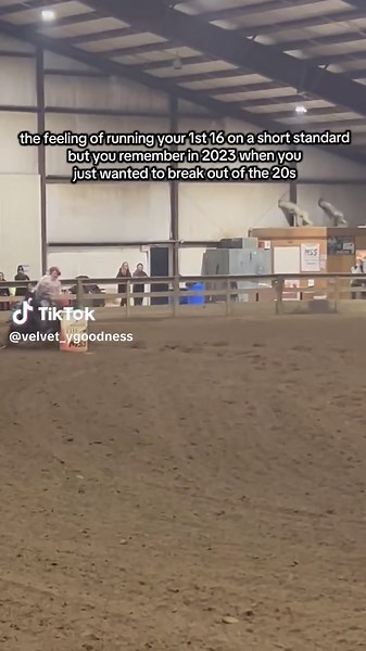 First 16 Second Barrel Race Run!