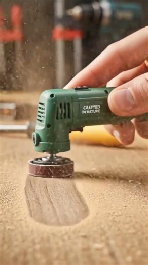 World’s Smallest Orbital Sander? Real Sanding Test on Solid Wood! 🪵✨ ( ASMR )