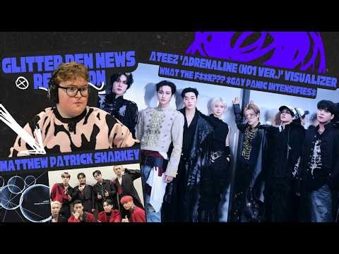 KPOP JOURNALIST reacts to ATEEZ - 'Adrenaline (NO1 Ver.)' Visualizer | Glitter Pen News Reaction