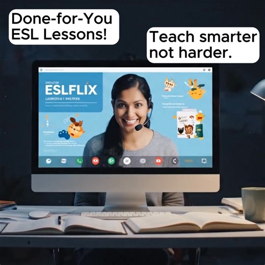 🔥 ESL teachers... tired of spending hours lesson planning every week? ESLFlix gives you instant access to hundreds of ready-to-teach PowerPoint lessons designed to spark real conversations with your adult or teen learners, save you time, and keep your students engaged... from A1 to C1. 💡 Grammar? ✔️ Culture? ✔️ Speaking Business English? ✔️ 🎯 Built for busy teachers. Just click, teach, and go. 🎁 Grab your free lesson and explore the full library today! 👉 https://eslflix.com | ESLFlix