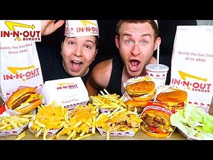 10,000 CALORIE IN-N-OUT ENTIRE SECRET MENU CHALLENGE
