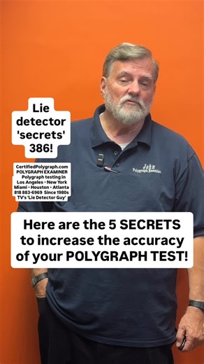 John Grogan on Instagram: "Improve polygraph test results accuracy: follow these 5 accuracy-increasing tips! Shared by a nationwide polygraph examiner who has tested for nearly 40 years. All trained polygraph examiners SHOULD tell you these during the pre-test. If not, and you claim to have falsely-failed a polygraph test, you could compare what the instructions were from your past test-- to this list. 1. Answer each Yes or No question with a ONE-syllable yes or no. A two-syllable answer such as