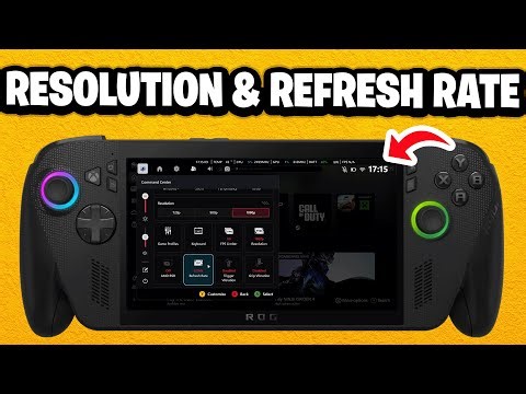 How to Change Display Resolution & Refresh Rate on ROG Xbox Ally X - Fastest Guide