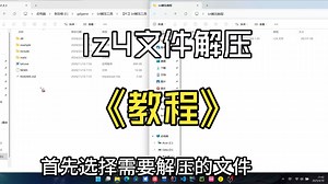 lz4解压教程